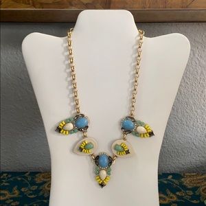 J. Crew: Multicolor Geometric Necklace